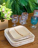 Bamboo Dessert Plates (25)