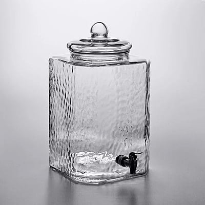 5 Gallon Glass Beverage Dispenser