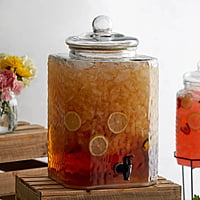 5 Gallon Glass Beverage Dispenser