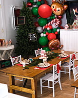 6' Children's Table with 6 White Chairs