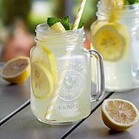 Drinking Mason Jar with Handle