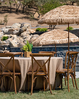 Rental: Table for 8 (everything included)