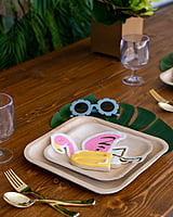 Extra Bamboo Dessert Plates (25)