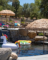 Rental: Poolside Umbrella & Stand