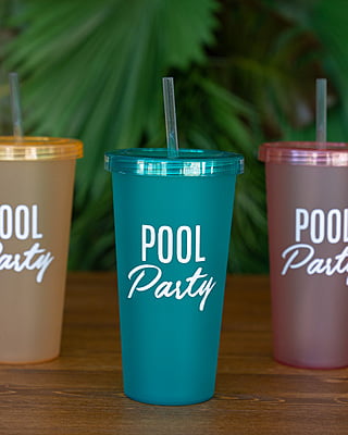 Gift: Pool Party Reusable Cups
