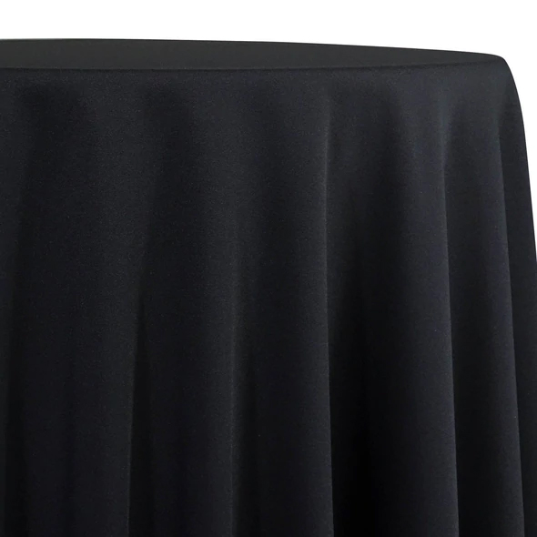 90" x 156" Banquet Black Tablecloth