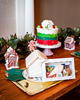 Milk bottle with Gingerbread Cookie
